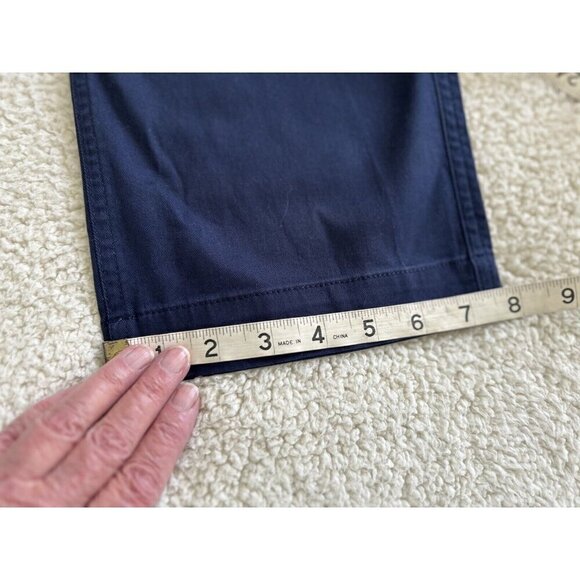 J.Crew Womens High Rise Girlfriend Chino Navy Blue Size 12 - Picture 11 of 11